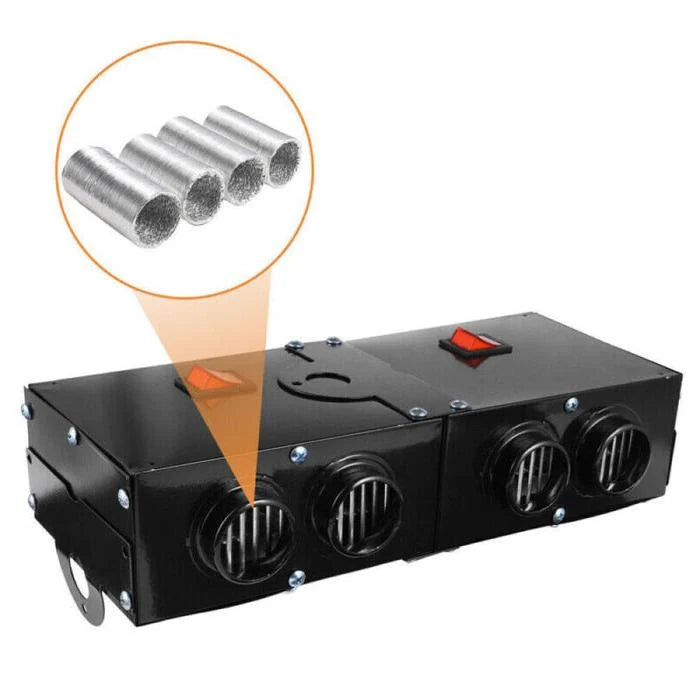 Car Heater | 12V PTC Ceramic | Four Air Outlets