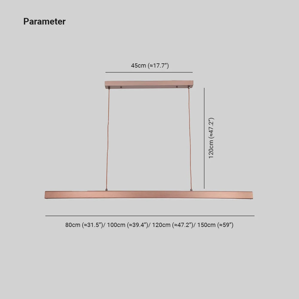 Pendant Light | Linear LED | Even Table Illumination