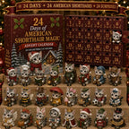 Advent Calendar | Acrylic Animal Design | 26 x 18 x 3 cm