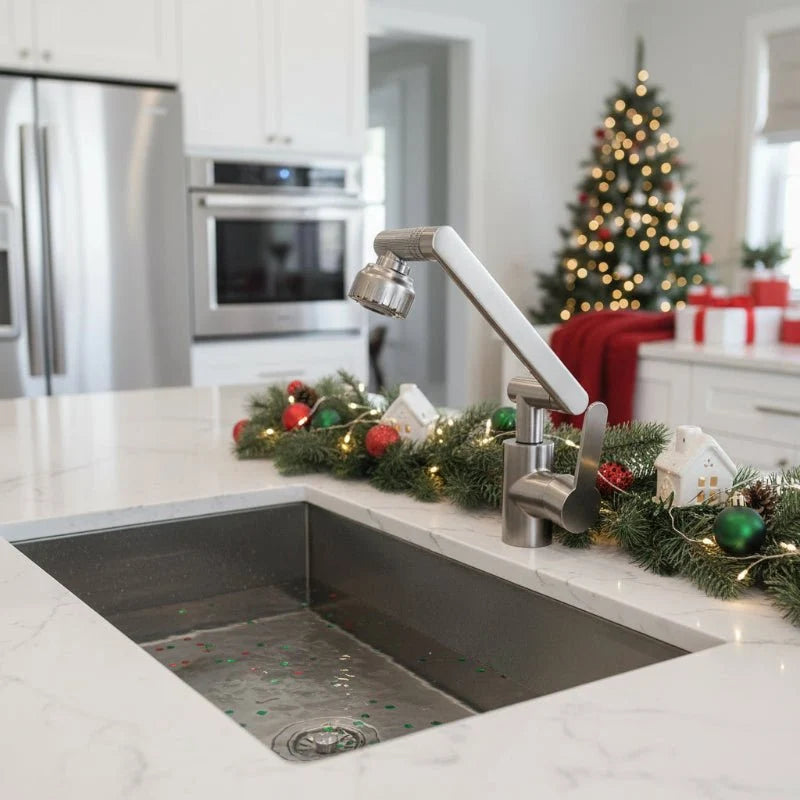 Kitchen Faucet | Flexible Arm & 360° Swivel | Dual Spray Modes