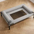 Elevated Dog Bed | Ventilated Mesh & Sturdy Steel Frame | Outdoor & Camping