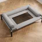Elevated Dog Bed | Ventilated Mesh & Sturdy Steel Frame | Outdoor & Camping