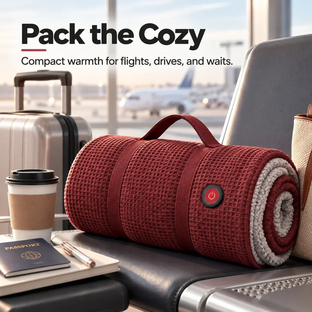 Wearable Heated Blanket | Active Heating & Hands-Free Design | 3 Heat Settings