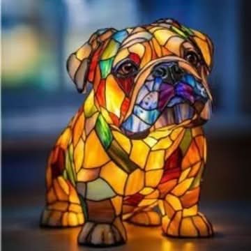 Night Light | Dog-Shaped Design & Warm LED Glow | USB Powered
