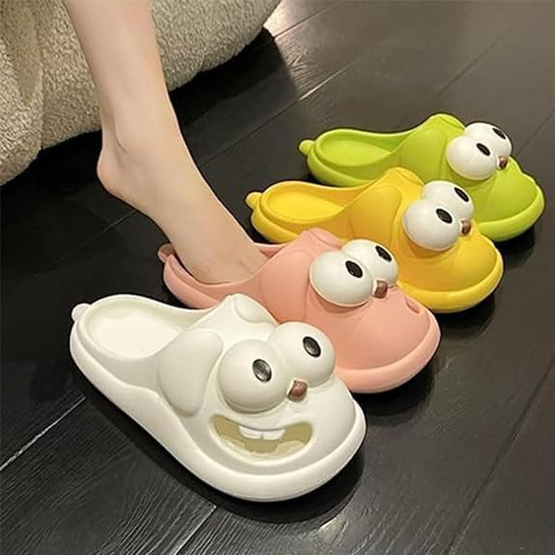 Slippers | Soft Fabric & Non-Slip Rubber Sole