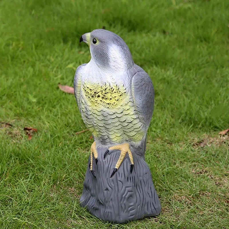 Falcon Decoy | Realistic & Weather-Resistant PE Resin | 40 x 17.5 x 17 cm