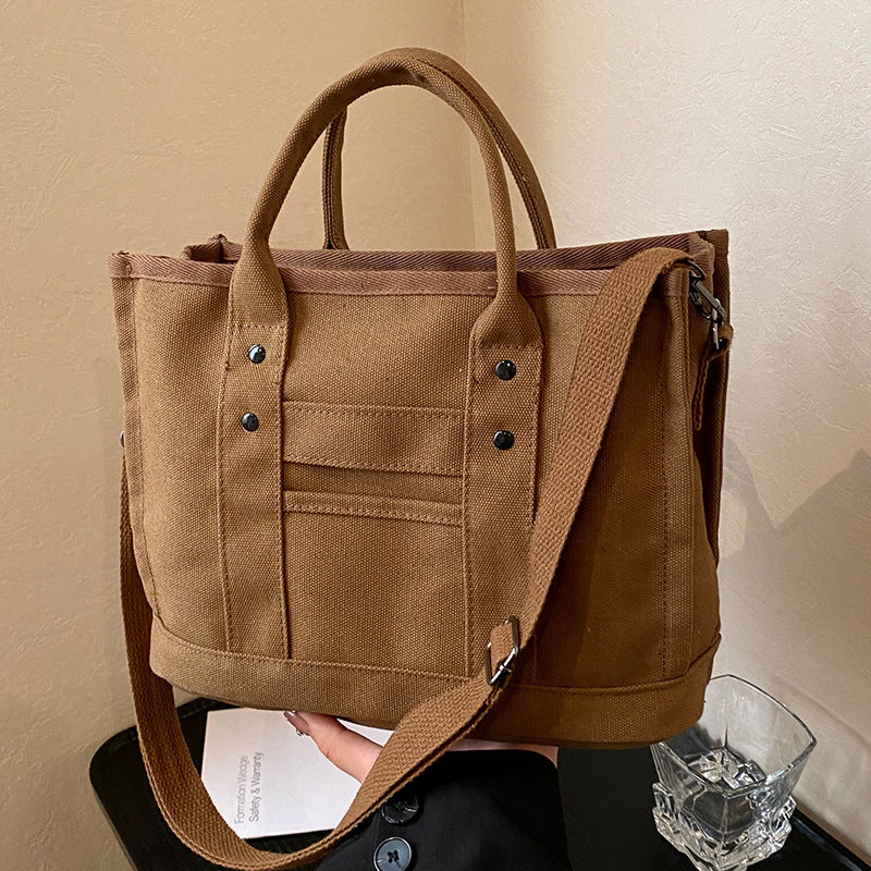 Tote Bag | Durable Canvas & Spacious | Adjustable Shoulder Strap