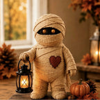 Pumpkin Scarecrow Decoration | Warm Lantern & Rustic Design | Halloween & Autumn Decor