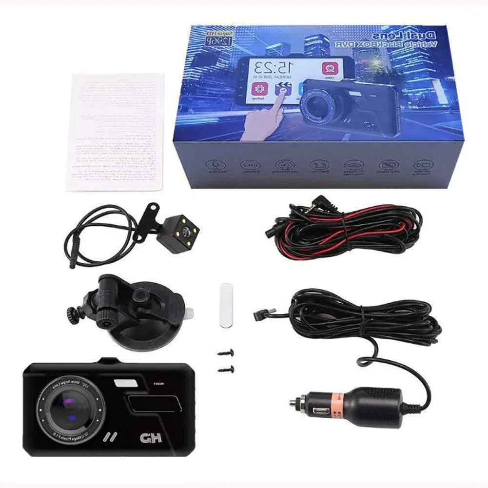 Dash Cam | 1080P Front & Rear & 170° Wide-Angle