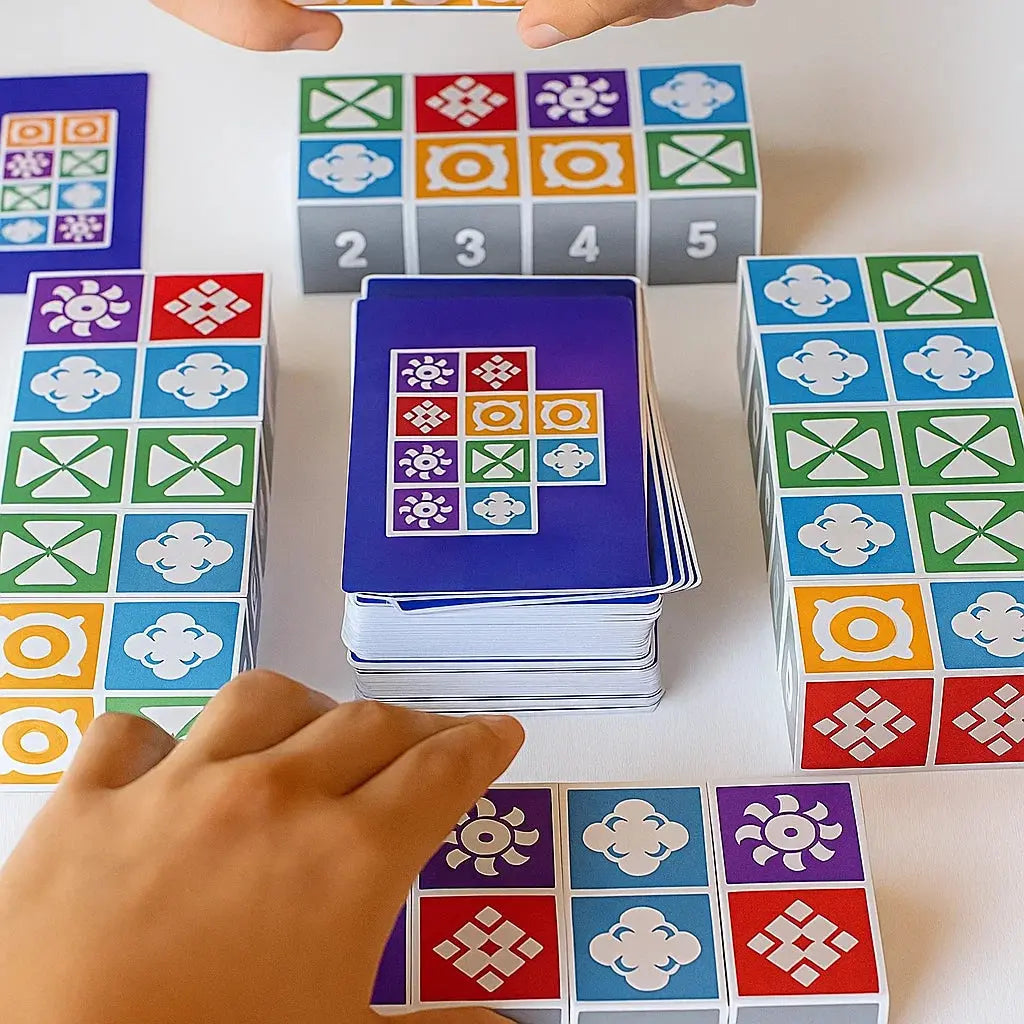 Logic Game | Symbol Dice & Sturdy Cards | Ages 7+
