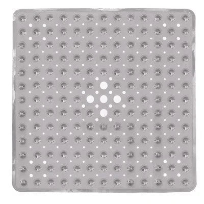 Shower Mat | Textured Non-Slip & Drainage Holes | 53 cm Square