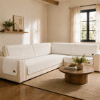 Sofa Cover | Plush Striped & Non-Slip | Machine Washable
