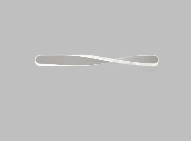 LED Wall Lamp | Curved Modern Design & Dimmable Warm White | 40 x 12 x 8 cm