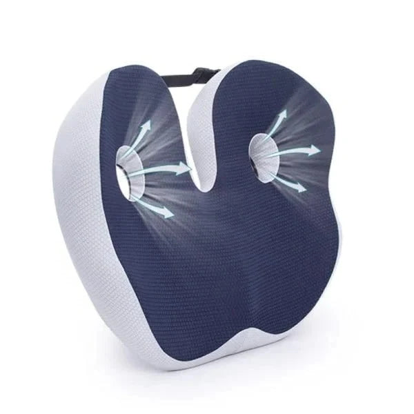 Seat Cushion | Contoured Memory Foam & Breathable Mesh