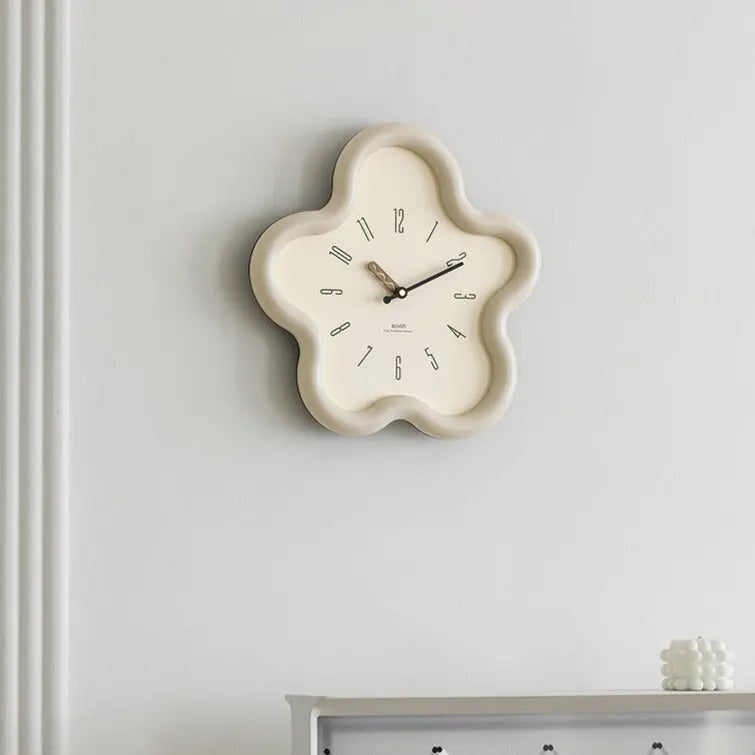 Wall Clock | 3D Floral & Silent Movement | Eco-Friendly MDF & Acrylic