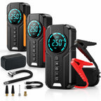 Jump Starter & Tire Inflator | Compact Multi-Function | USB-C Charging