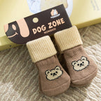 Dog Socks | Cotton & Non-Slip | Set of 4