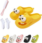 Slippers | Soft Fabric & Non-Slip Rubber Sole