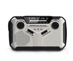Emergency Radio | Solar & Hand-Crank Charging | SOS Alarm & LED Lights