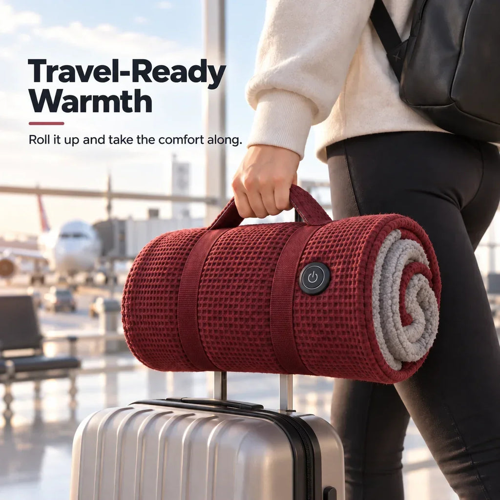 Wearable Heated Blanket | Active Heating & Hands-Free Design | 3 Heat Settings