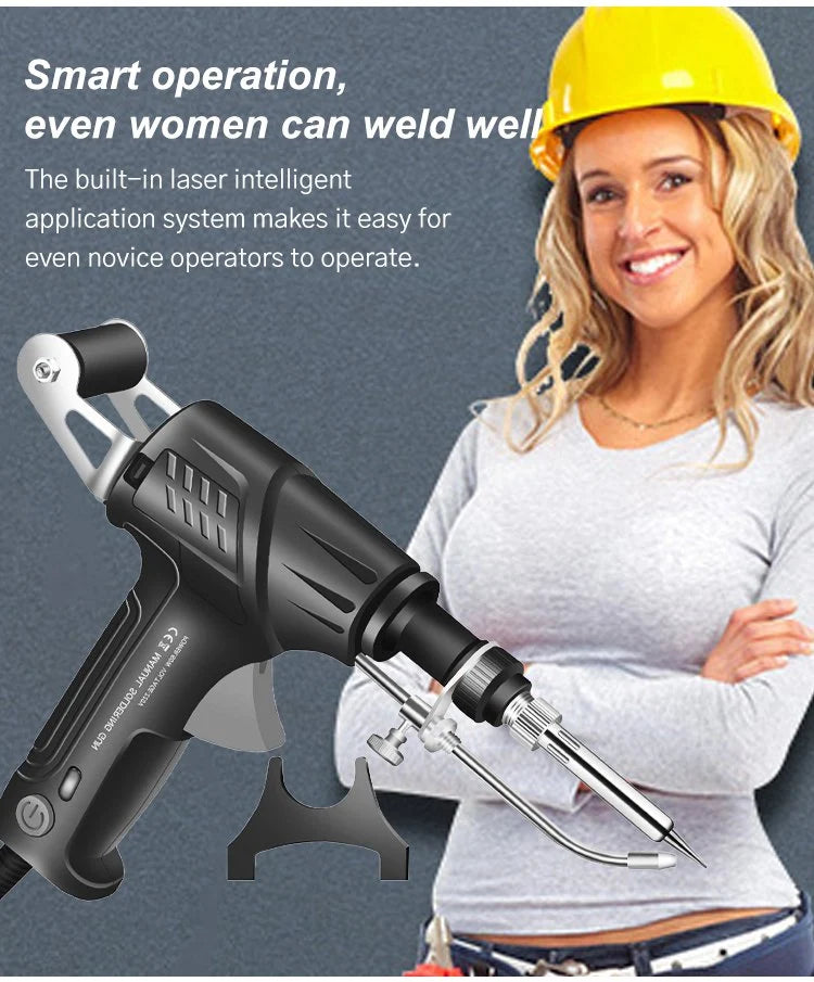 Soldering Gun | Fast-Heating Ceramic Core | 20-Second Warm-Up