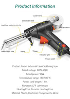 Soldering Gun | Fast-Heating Ceramic Core | 20-Second Warm-Up