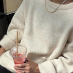 Sweater | Soft Mohair Wool & Polyester Blend | Comfortable Fit