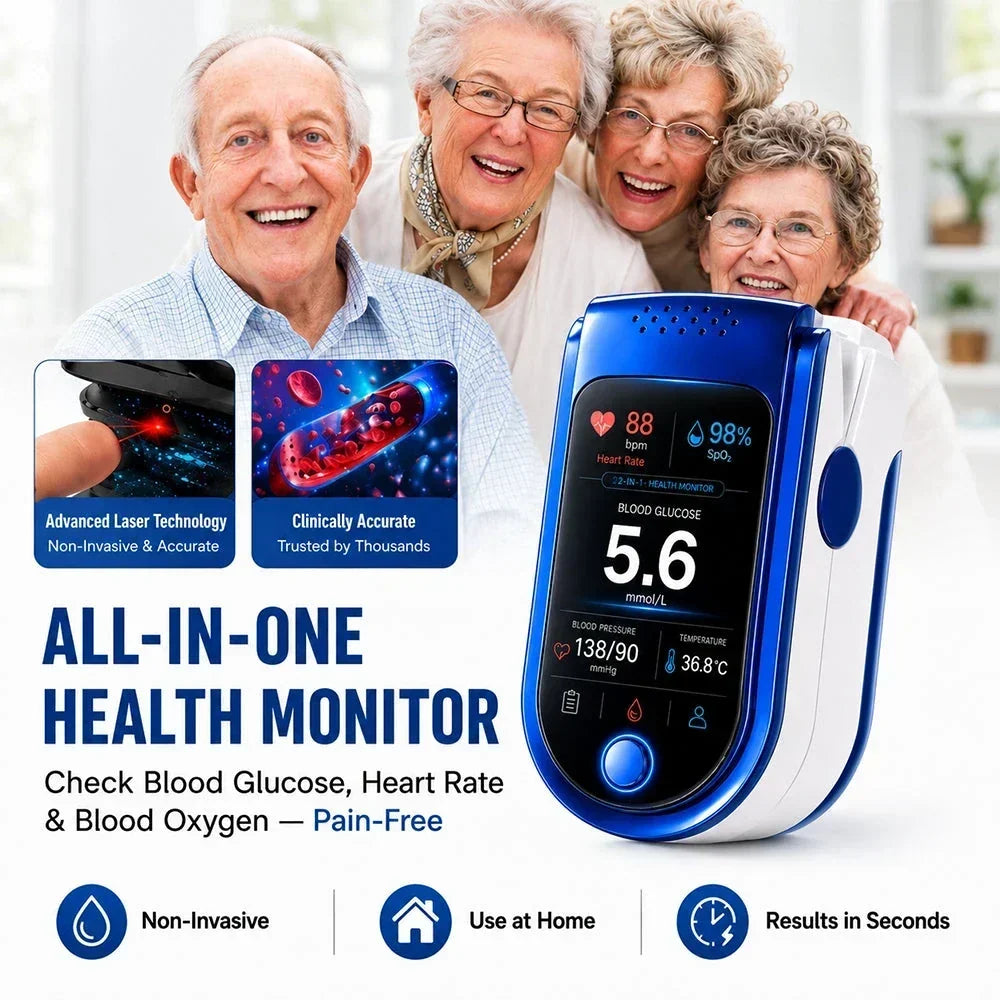 Health Monitor | Non-Invasive & Clear Digital Display