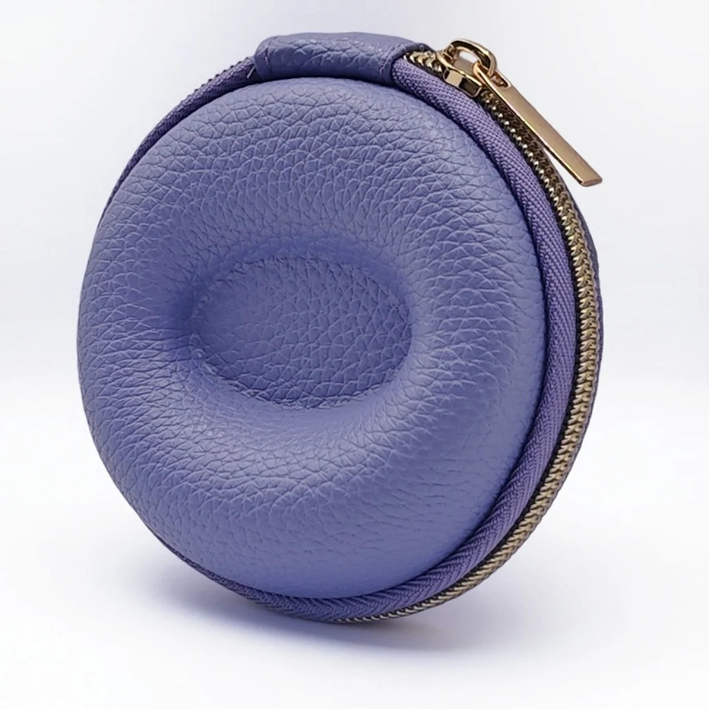 Watch Travel Case | Pebbled Leather & Velvet Lining | Compact Hard-Shell Design