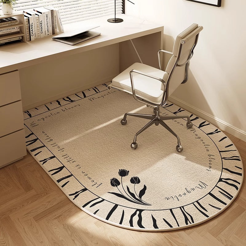 Office Carpet Mat | Ergonomic Soft Fabric & Non-Slip Backing
