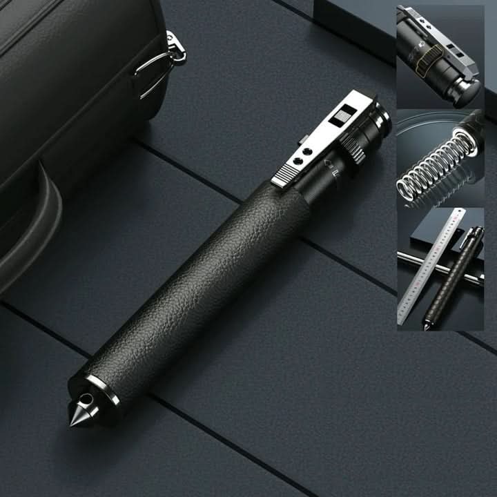 Safety Cane | Telescopic Alloy Steel | Non-Slip Grip