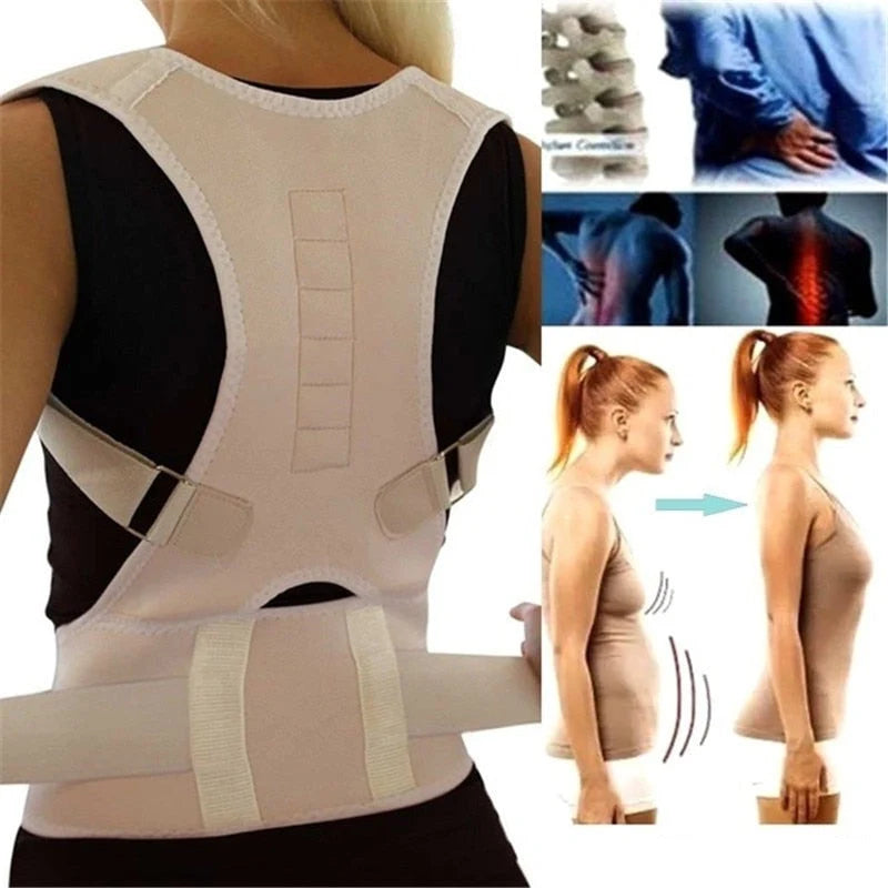 Posture Corrector | Magnetic Therapy Adjustable & Breathable