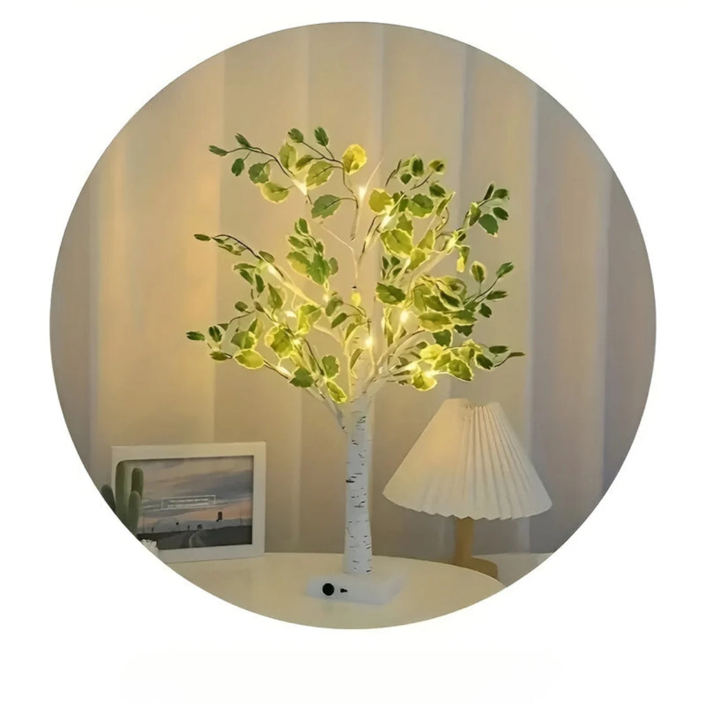 Table Lamp | Wood-Inspired Design & Warm LED