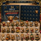 Advent Calendar | Acrylic Animal Design | 26 x 18 x 3 cm