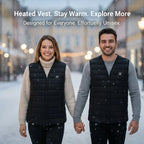 Heated Vest | 9-Zone Heating & Dual Controls | USB Power Bank Compatible