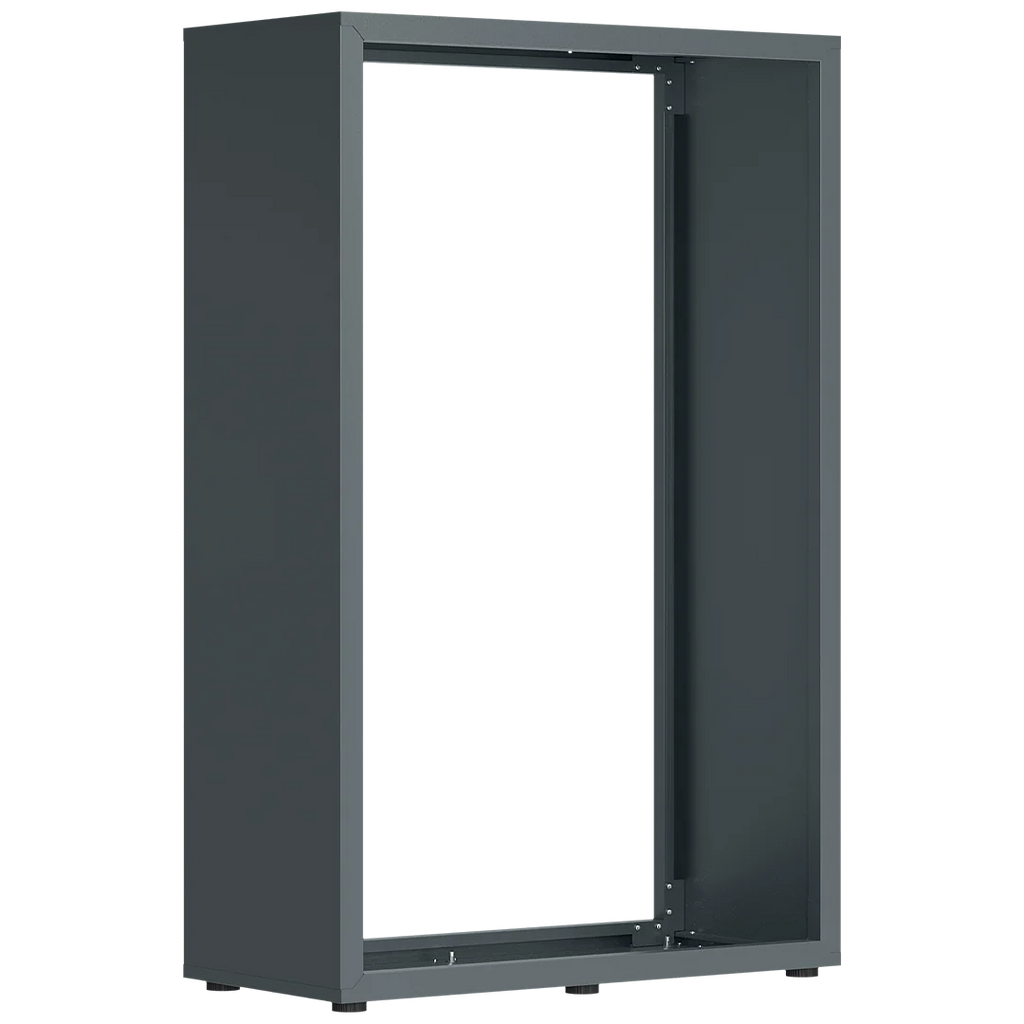Firewood Rack | Weather-Resistant Galvanized Steel | Adjustable Feet