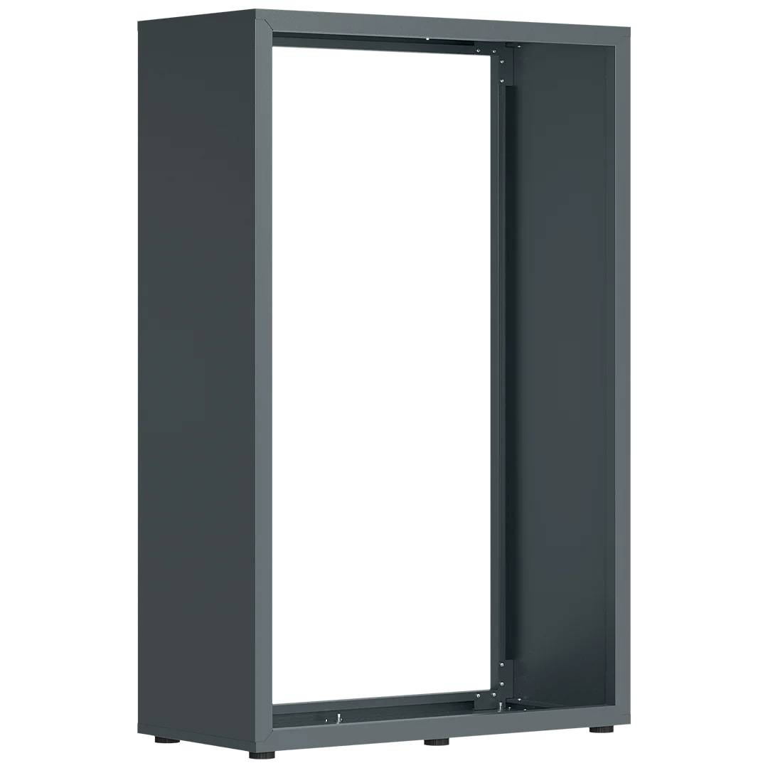 Firewood Rack | Weather-Resistant Galvanized Steel | Adjustable Feet