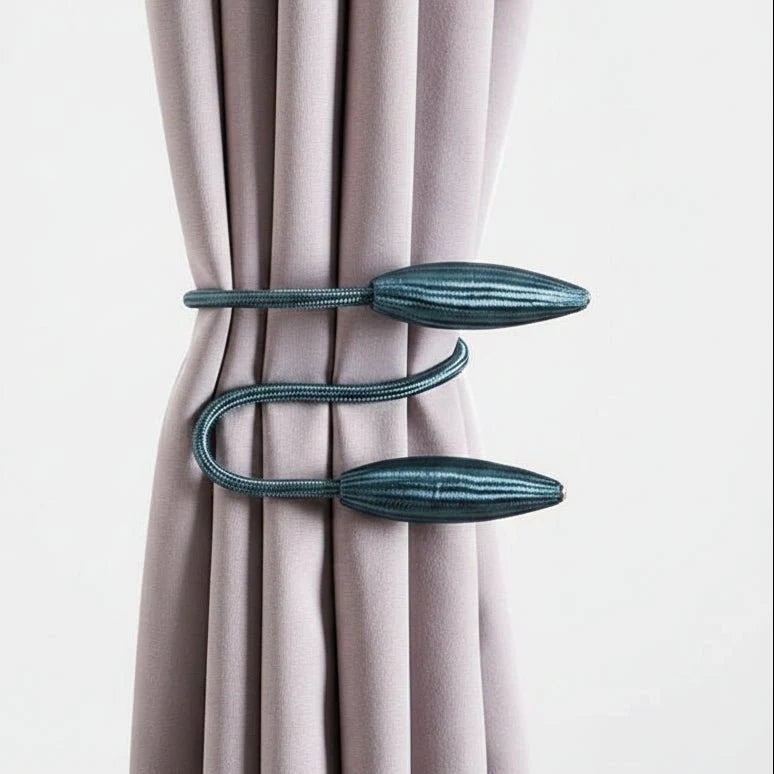 Curtain Tieback | Moldable Aluminum Core & Fabric-Friendly | 53 cm