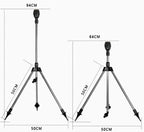 Garden Sprinkler | Stainless Steel Tripod & 360° Rotating | 6–12 m Radius