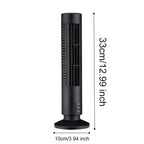 Tower Fan | Bladeless & USB-Powered | Compact Desktop Design