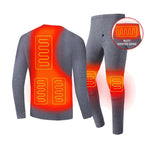Heated Thermal Underwear Set | Carbon Fiber Heating & 3 Heat Settings