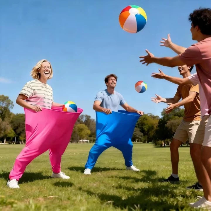 Giant Pants Game | Extra-Large Pants | 2 Balls & Air Pump