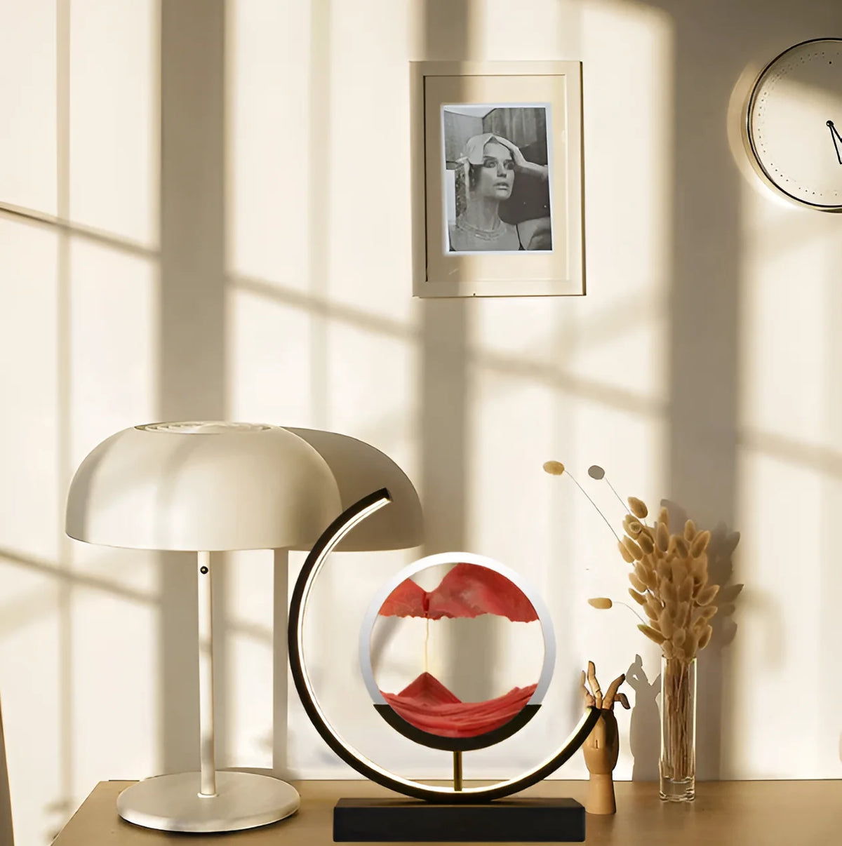 Sand Art Lamp | Remote-Controlled & Dimmable LED