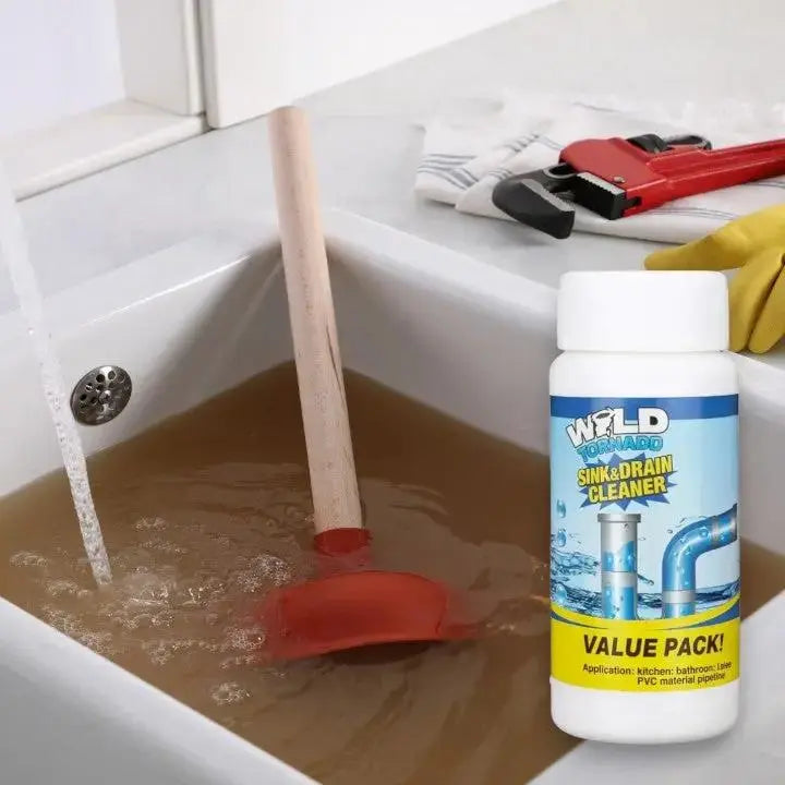 Drain Cleaner Powder | Dissolves Hair, Soap & Grease | 110 g
