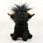 Highland Cow Plush Toy | Soft & Shaggy Mane | 25 cm