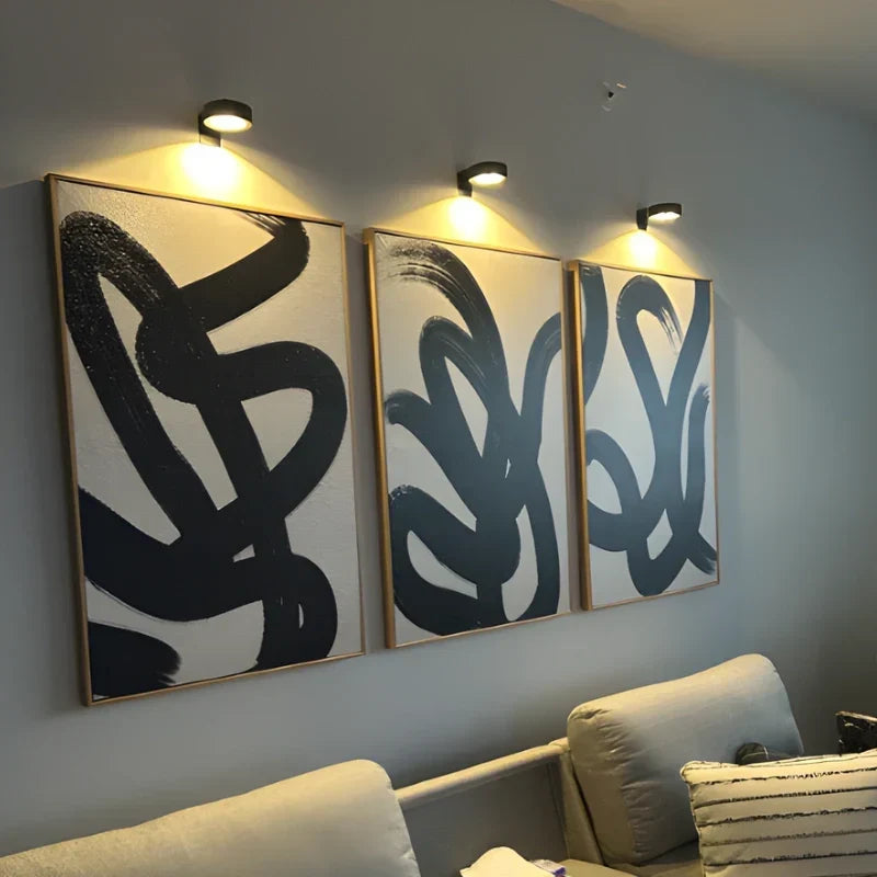 Picture Lights | Cordless Rechargeable LED | Remote Control & 3 Light Colors