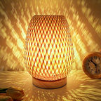 Table Lamp | Natural Bamboo USB-Powered & Energy Efficient