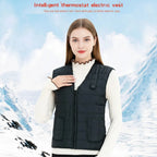 Heated Vest | 9-Zone Heating & Dual Controls | USB Power Bank Compatible