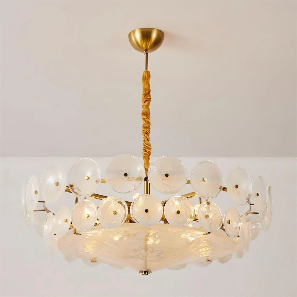 Ceiling Pendant Light | Metal & Glass | Dimmer Compatible