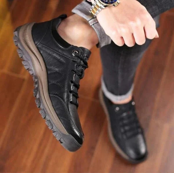 Men's Orthopedic Shoes | Waterproof Cowhide Leather & Ergonomic Insoles